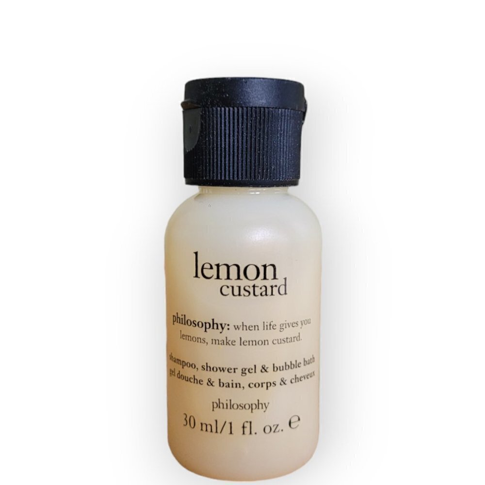 Philosophy Lemon Custard 3-in-1 Shower Gel 30mL Travel Size Shampoo & Body Wash